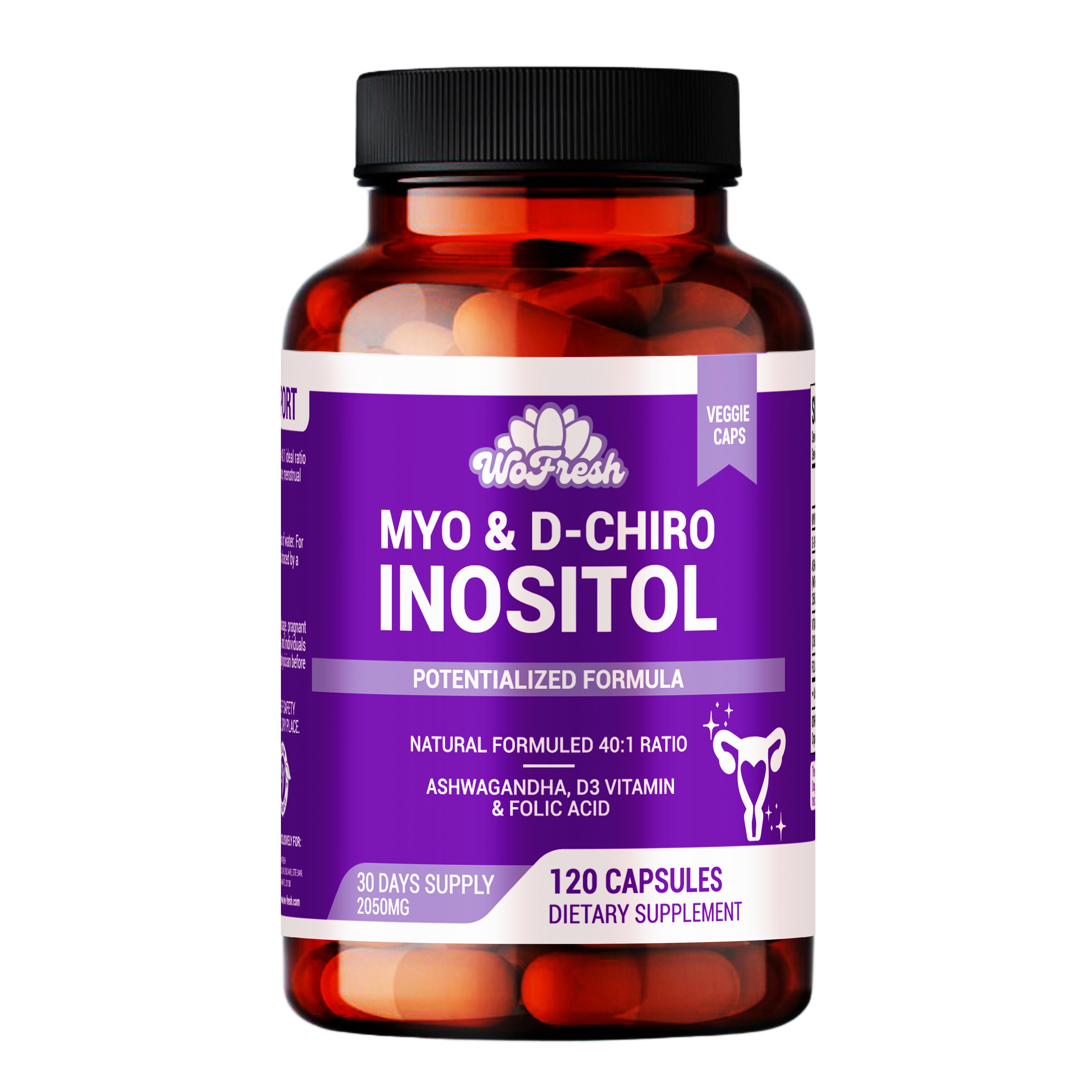 Myo & D'Chiro Inositol 2050mg Formula avanzada